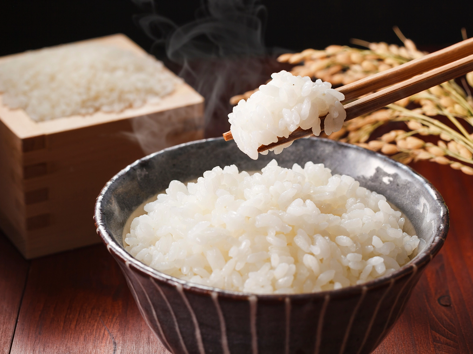 若女将の実家の成田山コシヒカリ100%使用